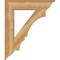 Ekena Millwork Balboa Traditional Rough Sawn Bracket, Western Red Cedar, 6"W x 32"D x 38"H BKT06X32X38BOA01RWR - alternate 2